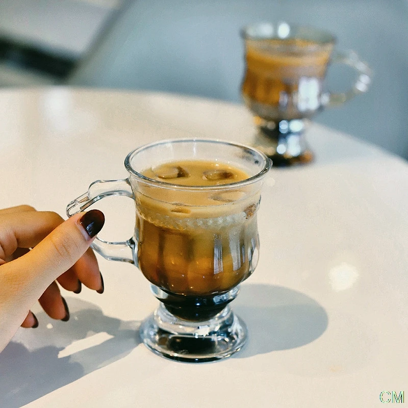 

1PCSAmber Transparent Wine Glass Relief Embossed Diamond Drinking Fruit Juice Wedding Party Wine Cup Champagne Glass Goblet