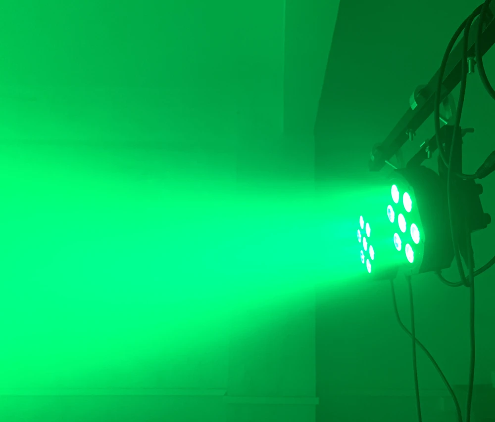 CREE RGBW 4в1 7x12 Вт led par DMX сценические огни бизнес Led плоский Par высокомощный свет с