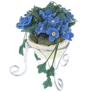 1 шт. 1:12 миниатюрный кукольный дом, цветы, сказочное украшение для сада, мини-горшечное растение, цветочный горшок, украшение для кукольного домика, модель бонсая