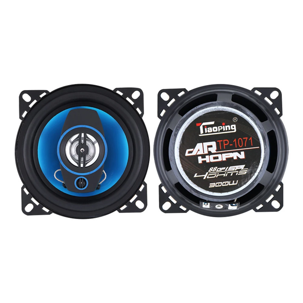 2 шт. 4 дюйма Way 300 Вт автомобильный коаксиальный динамик Автомобильный HiFi аудио