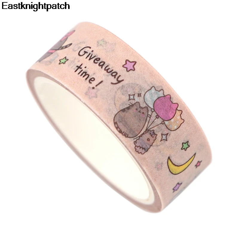 Kawaii Кот Панк DIY Подарочная книга маскирующая Васи бумажная лента декоративная