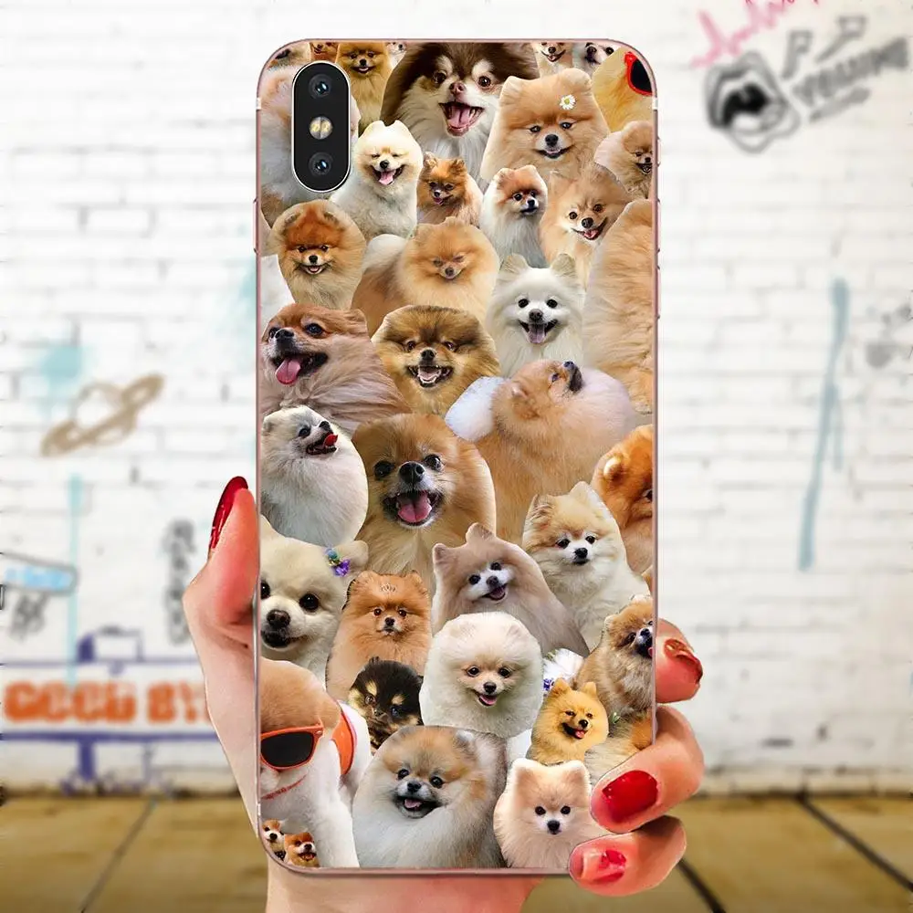 Прозрачный TPU чехол для Huawei Honor 4C 5A 5C 5X6 6A 6X7 7A 7C 7X8 8C 8S 9 10 10i 20 20i Lite рro шпиц собаки - Цвет: as picture