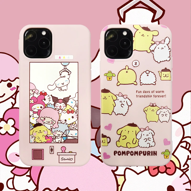 Японские розовые 3D стильная футболка с изображением персонажей видеоигр Pom Purin