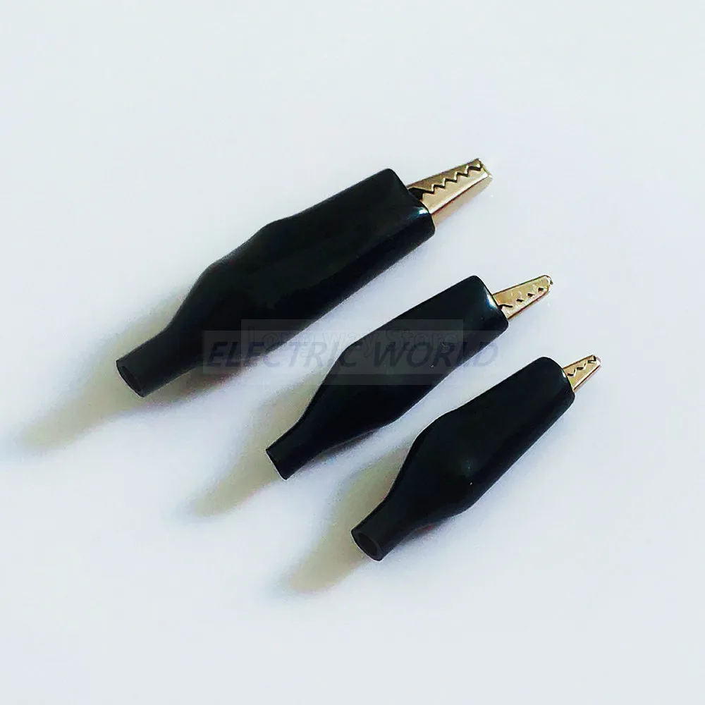 Зажимы типа крокодил электрические испытательные зажимы перемычки соединители