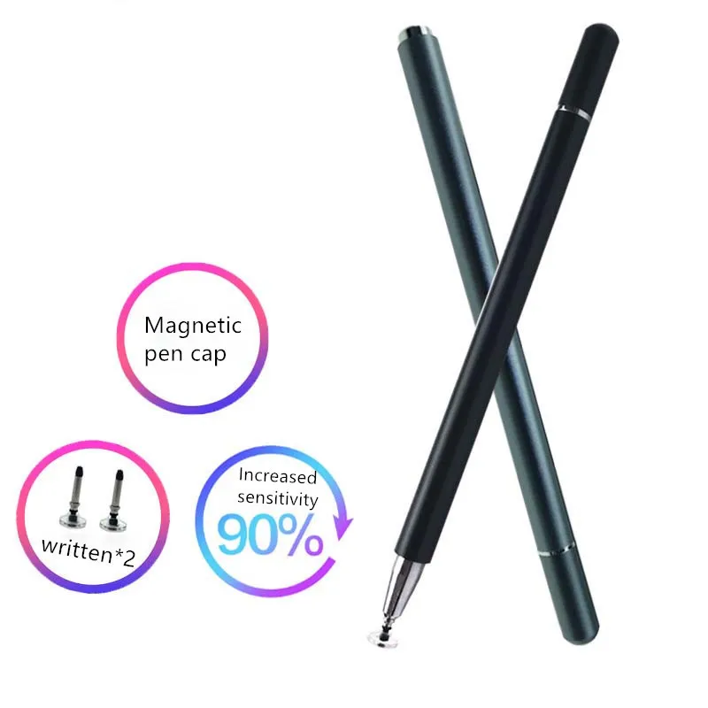 

2 In 1 Capacitive Stylus Touch Screen Pen Writing Drawing Tablet Stylus Pens for Tablet PC IOS Android Mobile Phone