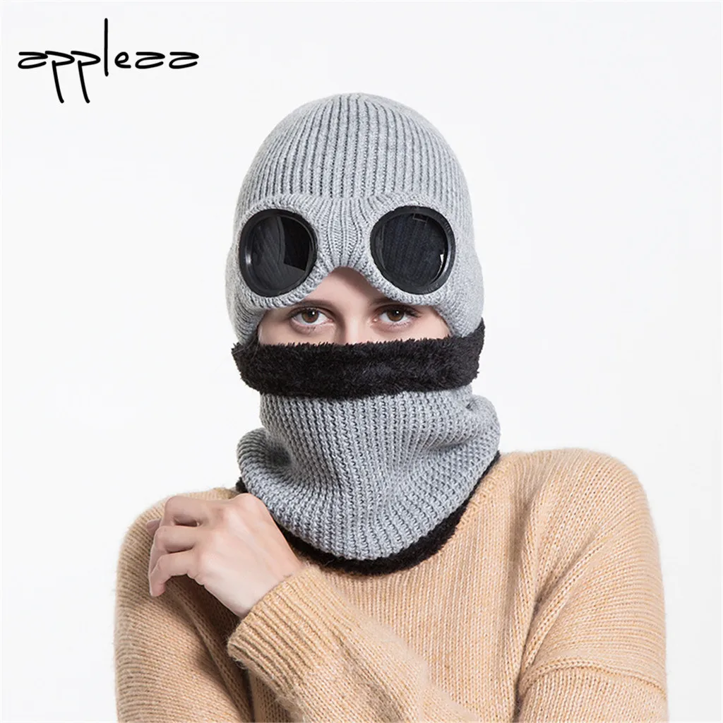 Beanie 2019Top Мужские Женские зимние Пуховые головные уборы одноцветные ворсовые