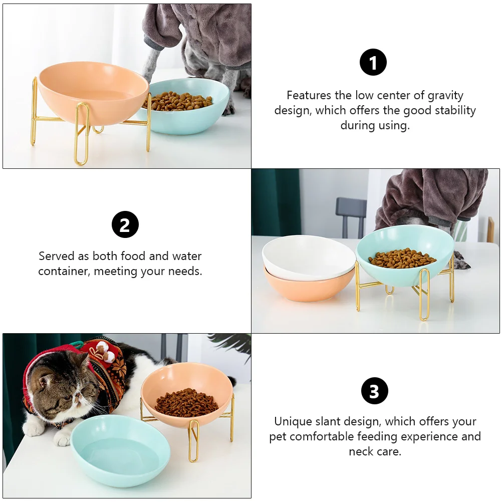 1 Набор кормушек для домашних животных миска питья кошек и собак товары | Дом сад