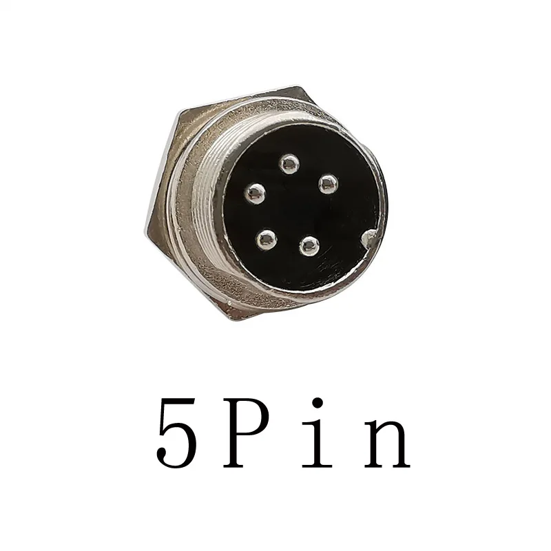 2Pin 3Pin 4Pin 5Pin 6-контактный переходник с внутренней GX12 штекер + Женский Разъем 12 мм