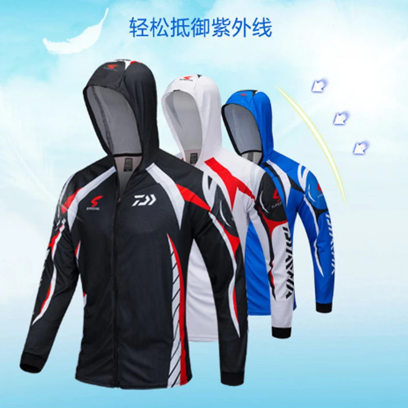 

Men Ice Fishing Clothing Professional Fishing Shirt Breathable Quick-Dry Jersey Long Sleeve Clothes Sun Protection Clothing