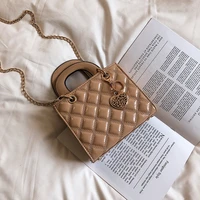 Womens Handbag Luxury Brand Tote bag Fashion New High Quality Patent Leather Designer Lingge Chain Shoulder Messenger Bag