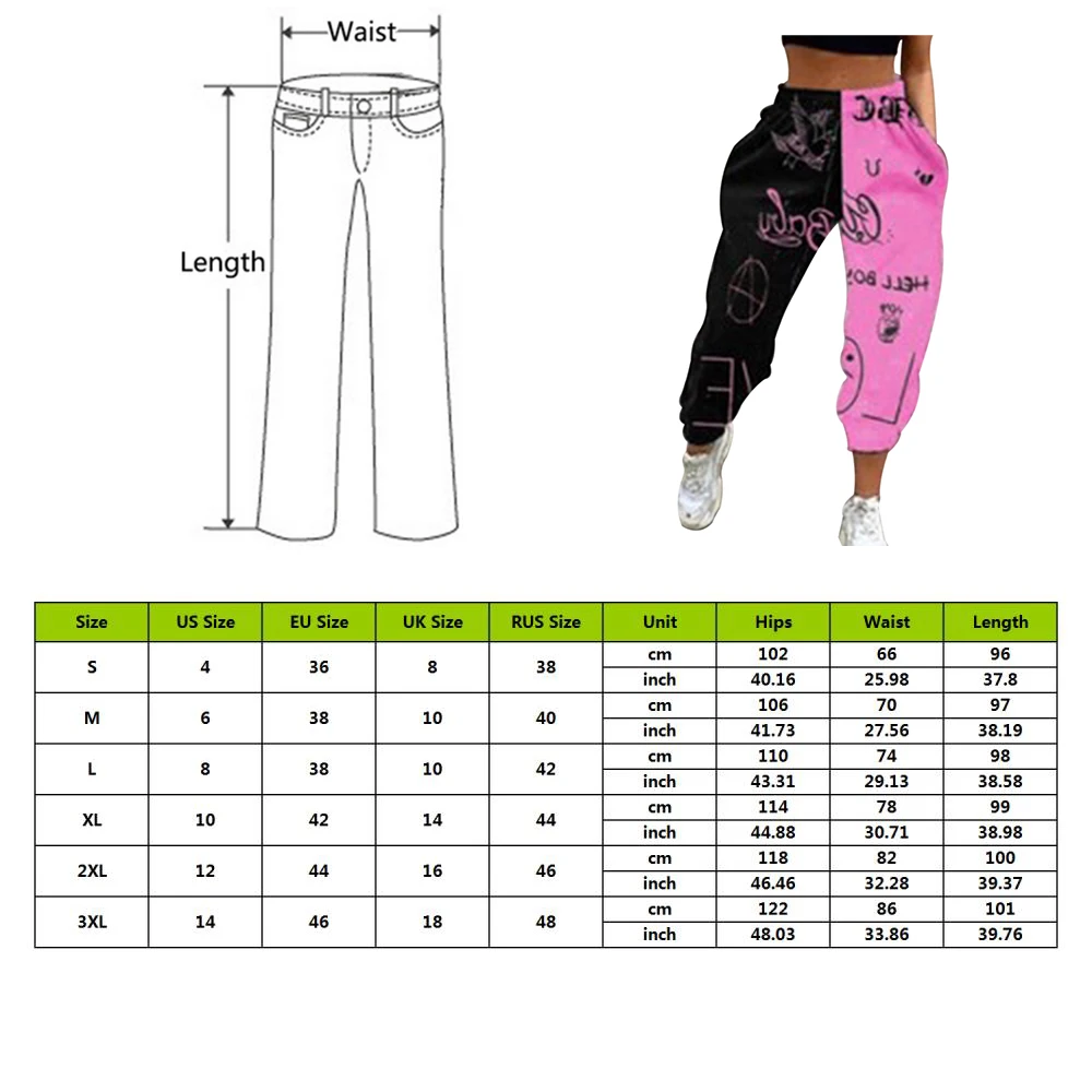 

Women Casual Print Bouquet Foot Sweatpants Women High Waist Pants Women Gym Sweat Pants Fashion Streetwear Korean Trouser
