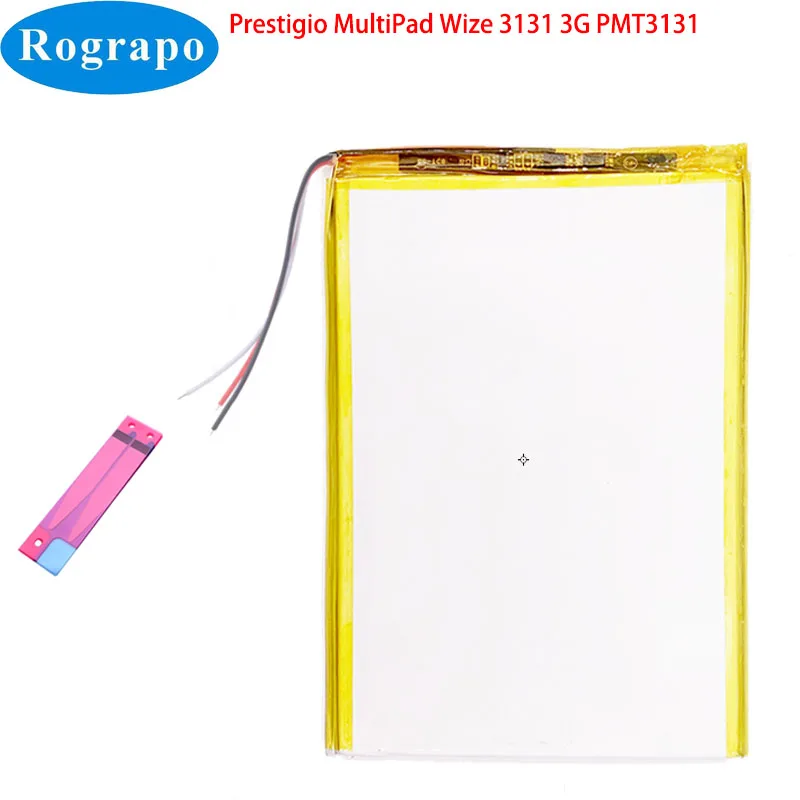 Новый аккумулятор для планшетного ПК 3 7 в 5000 мАч Prestigio MultiPad Wize 3131 3G PMT3131 с Проводами