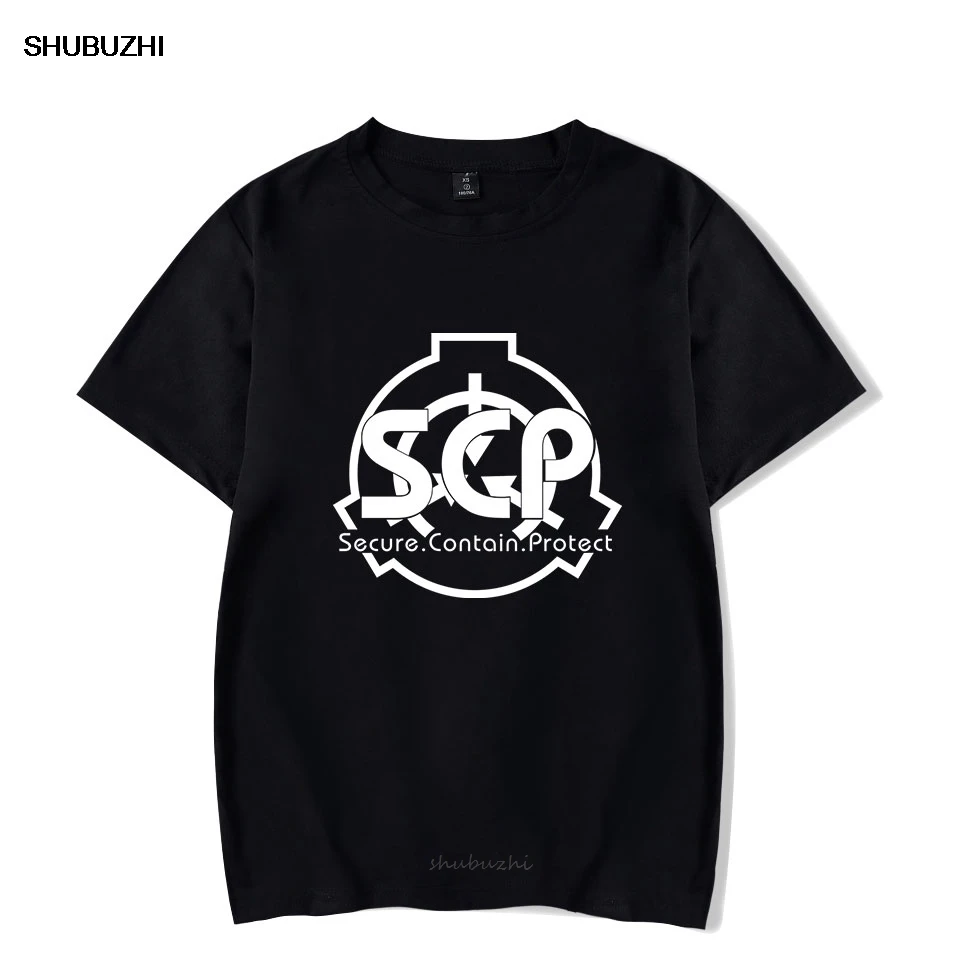 Летняя Повседневная футболка новейшая Scp Foundation модная мужская женская с коротким