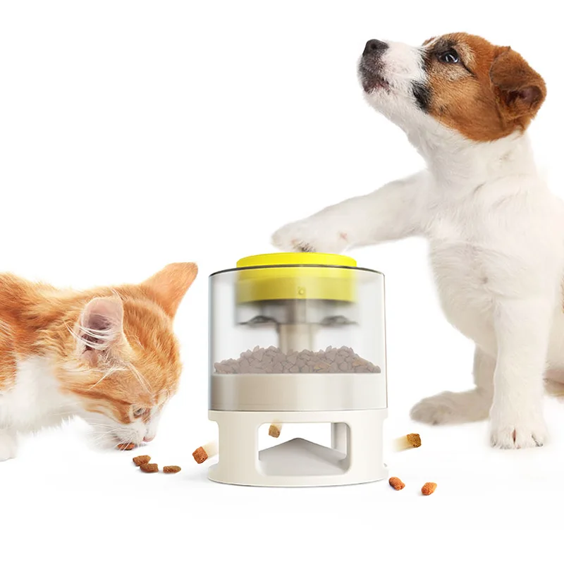 

Pet Dog Slow Feeder Leaker Press Bullet Food Dispenser Feeding Device Large Small Dog Puzzle Leaking Food Toy Dog Accessories