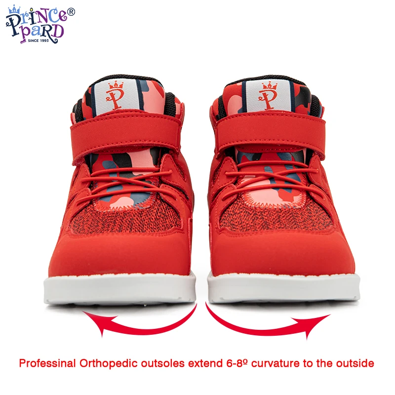 Princepard-Zapatillas ortop&eacute;dicas para ni&ntilde;os y ni&ntilde;as, zapatos de soporte para ARCO, correctores para pies planos, Oto&ntilde;o e Invierno-4