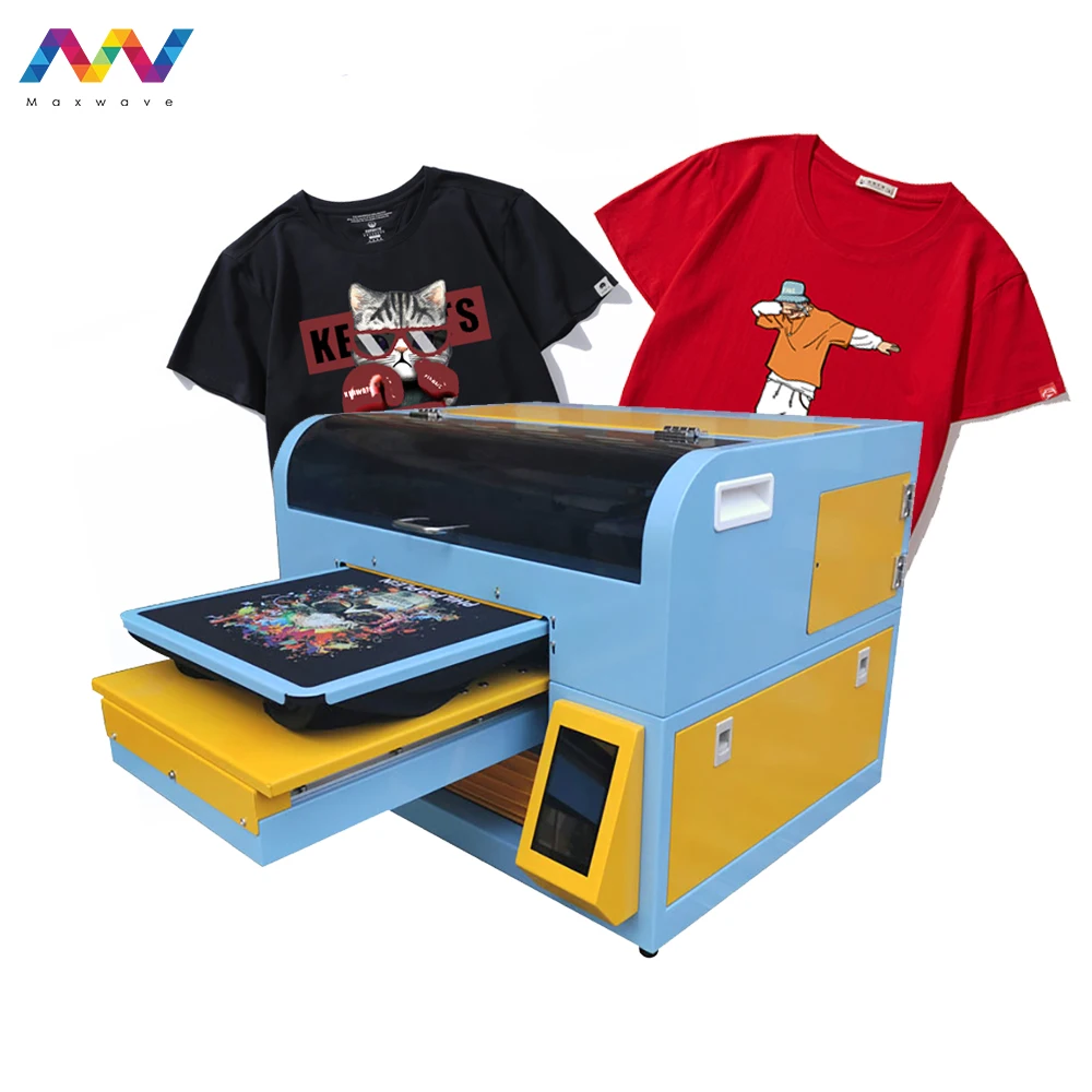 

Textile DTG Printers A2/A3/A4 Clothes Flatbed Printer Metal Leather Wood Acrylic UV Printing Direct to Garment with Textile Ink