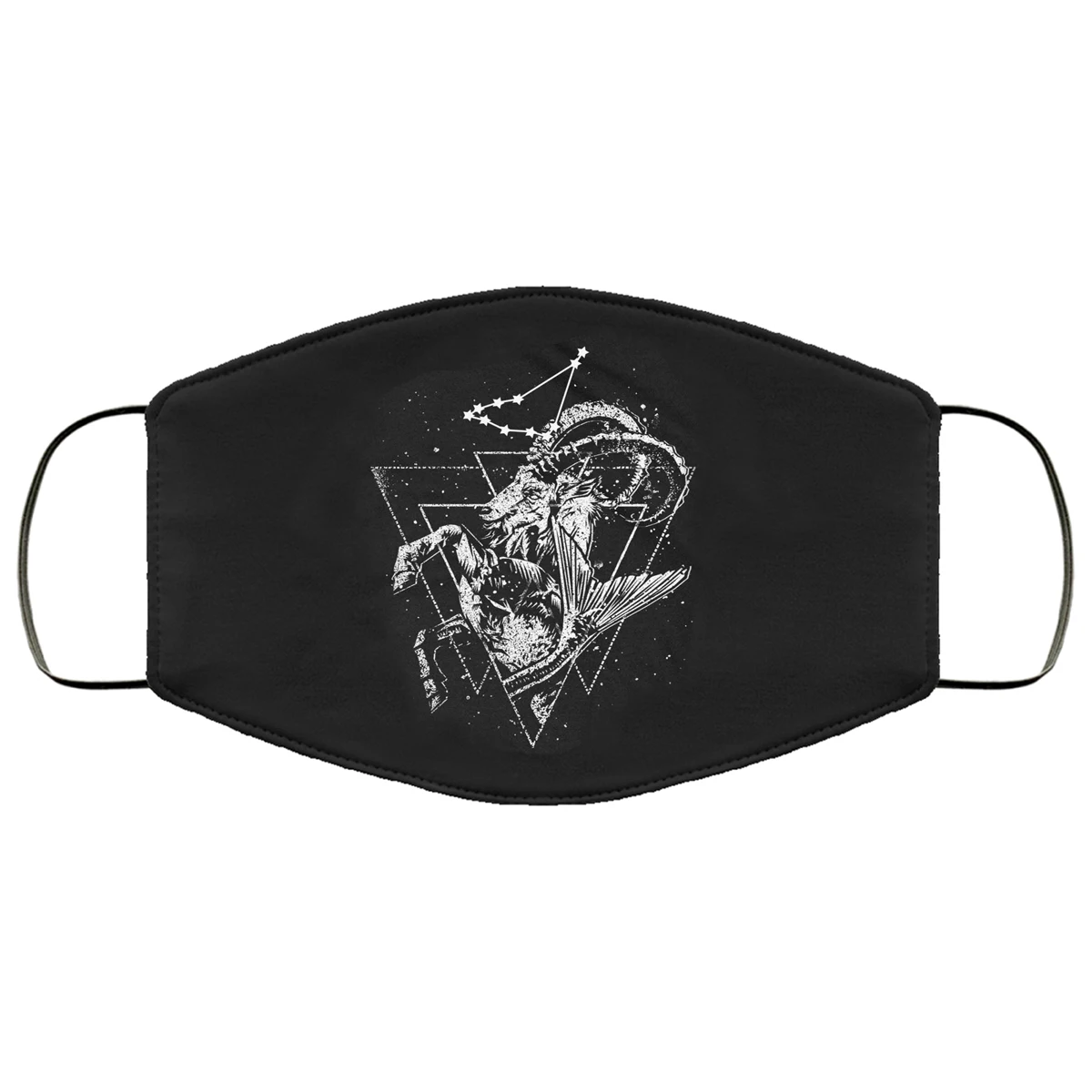 

Fashion Birthday Present Zodiac Constellation Capricorn Printed Mouth Covering, Washable Reusable Fabric Face Mask with Filter