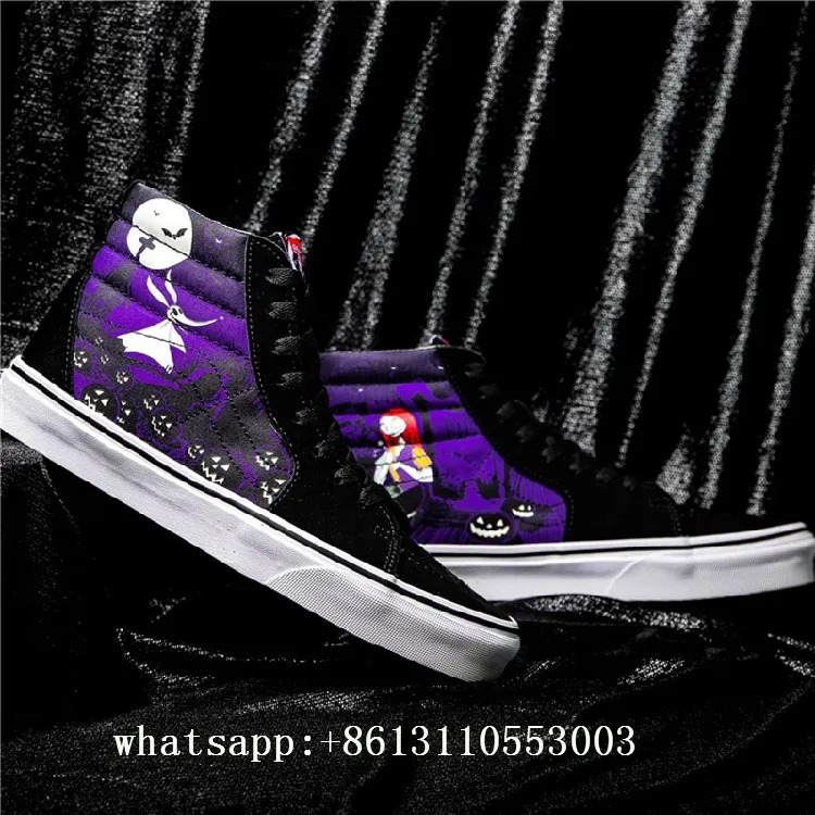 Мужские классические Слипоны Vans X Disneys обувь Oogie Boogie/Кошмар перед Рождеством v45 |