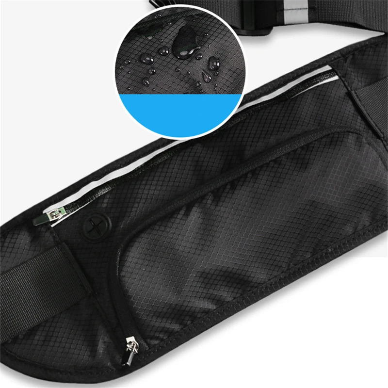 Outdoor Sports Waist Bag Running Mobile Phone Waterproof Storage Fishing Water Bottle Pocket Mountaineering Hiking Pack Gym Belt