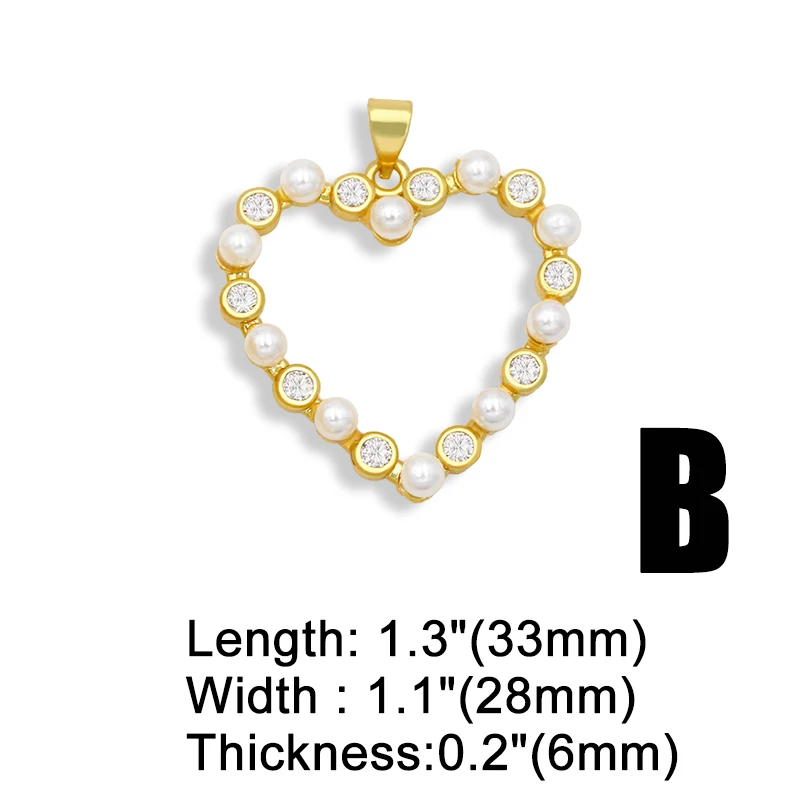 OCESRIO DIY Радужный маленький жемчужный крест Подвеска для женщин ювелирные изделия