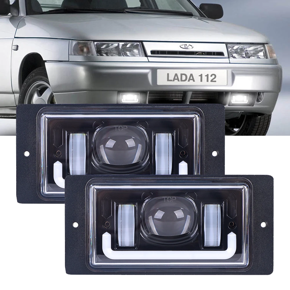 

SUP-LIGHT DRL Running Lights White Fog Lamp For Lada 2110-2117 2116 Kamaz Nova Chevrolet Vaz 2114 Van Chevrolet LED Fog Lights