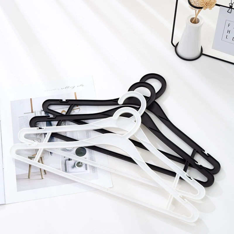 

10/20pcs/set Durable Thicken Plastic Hanging Clothes Hanger Hanging Rack Non-slip Drying Rack Wardrobe Coat Holder Organizer