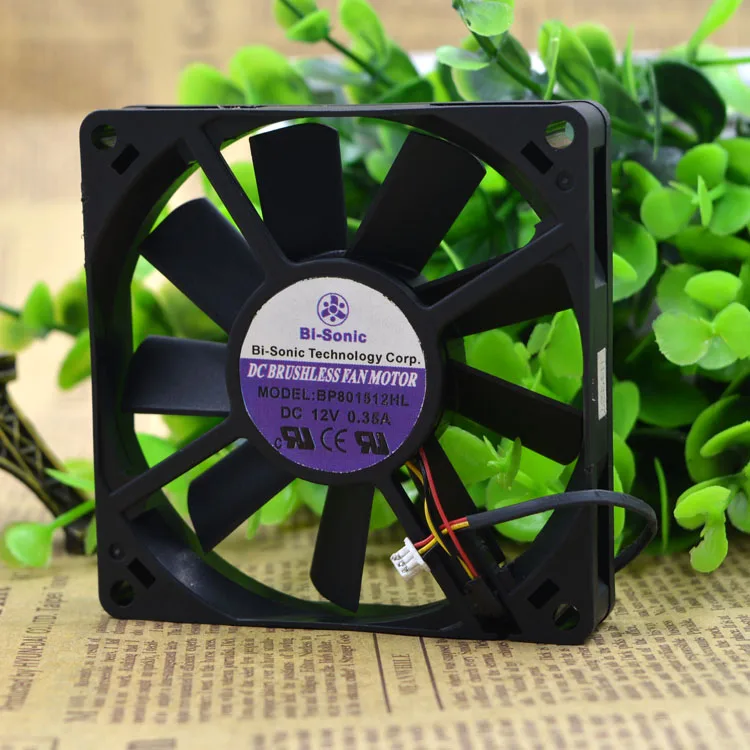Би Sonic зубная щётка BI SONIC BP801512HL 12V 0.35A 8 см 8015 3 провод вентилятора|Кулеры и системы
