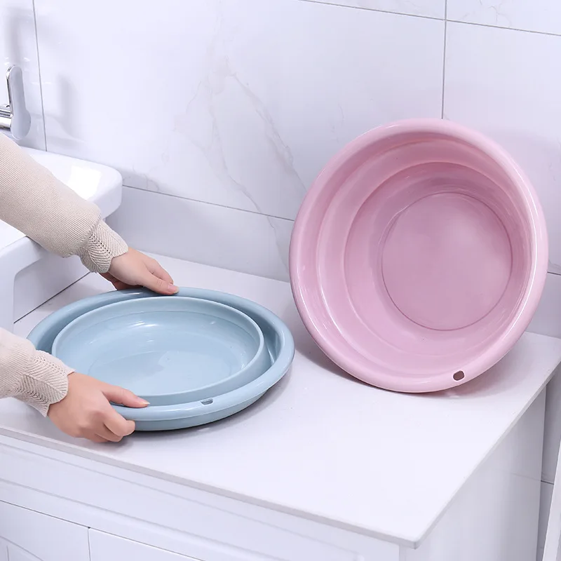 Portable Travel Outdoor Folding Basin Laundry Wash Dish Hanging Student Military Training | Дом и сад