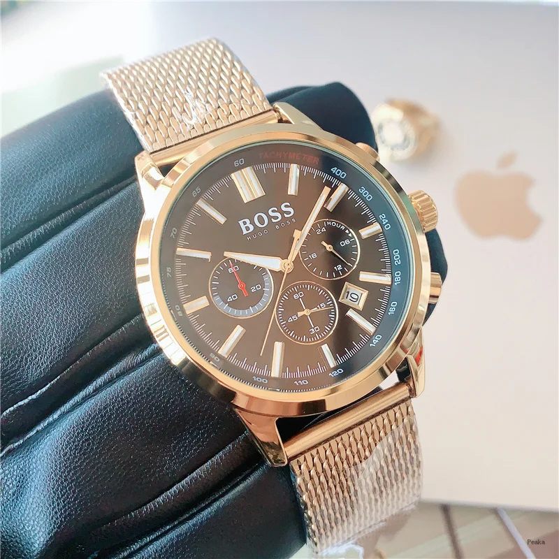 

2021 new men's Quartz full function high grade wristwatch business wristwatch waterproof wristwatch