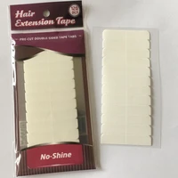 120 tabslots 10 sheets 0 8cm4cm no shine white adhesive tape waterproof tape for tape hair extension