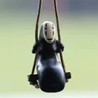 Милый аниме автомобильный аксессуар Безликий мужской кот подвеска авто подвеска для зеркала заднего вида подарок на день рождения украшения для автомобиля