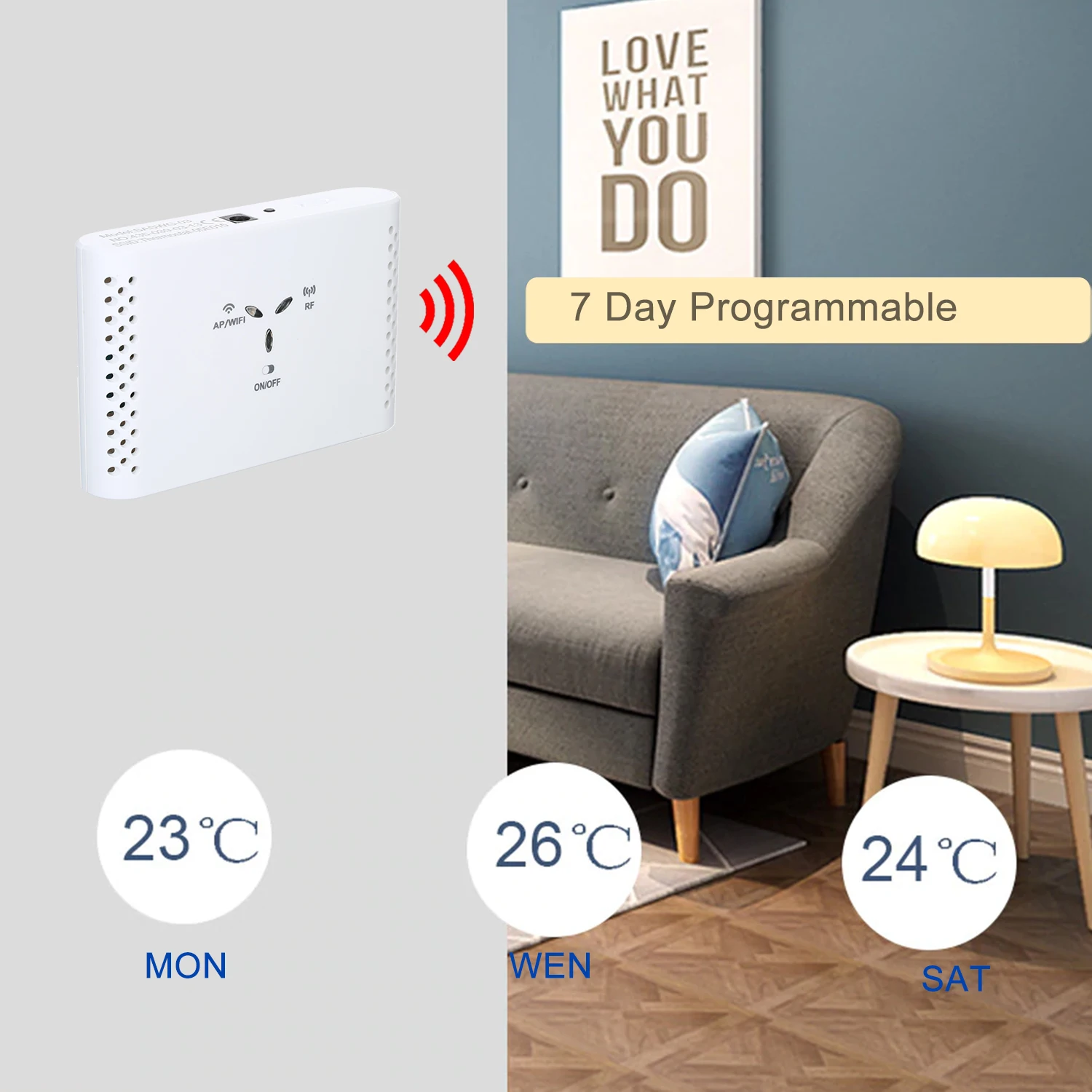 SEA801 WI FI (Tuya) Смарт Термостат Температура радиаторный клапан для отопления теплого