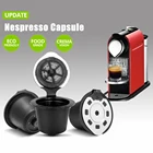 Многоразовые кофейные капсулы ICafilasNew Version Crema из нержавеющей стали для кофемашины Nespresso