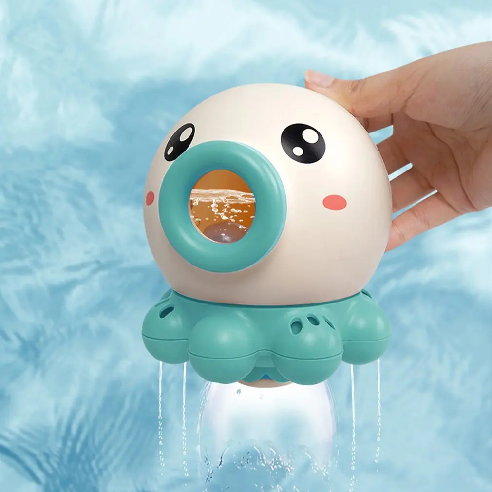 

Cute Octopus Baby Bath Toys for Bebe 0 12 24 Months Shower Bathtub Toy for Kids 2 to 4 Years Old Rotating Water Spraying Animal