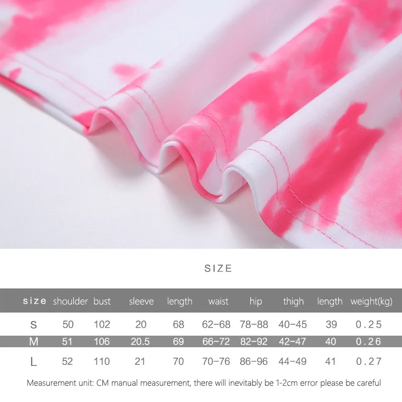 Комплект из двух предметов женские повседневные шорты и топ с принтом свободная