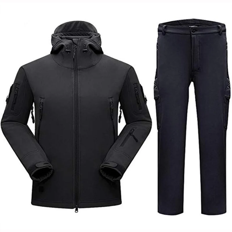 Тактические охотничьи костюмы Sharkskin Softshell TAD мужские ветрозащитные уличные
