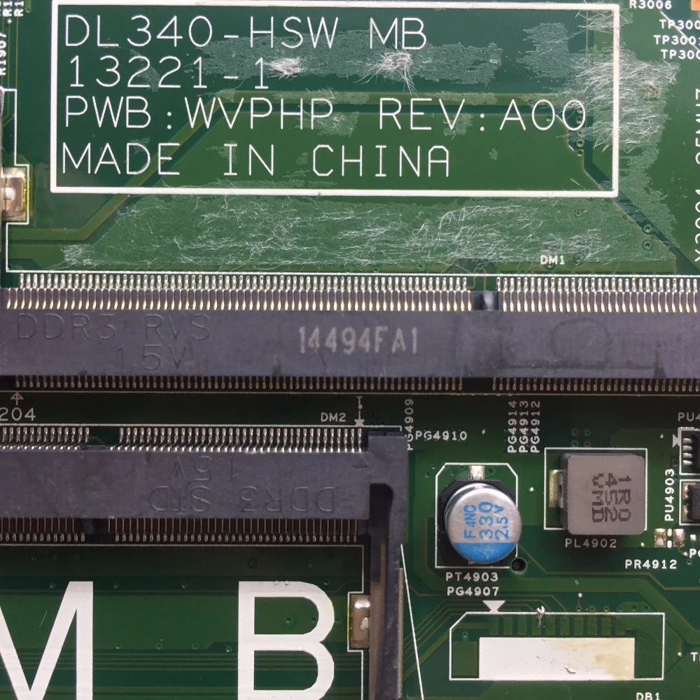 

KEFU 13221-1 3440 DL340-HSW MB13221-1 I5-4210U GM DDR3L Original Test Motherboard For Dell 3440 Laptop Motherboard DDR3 HM76
