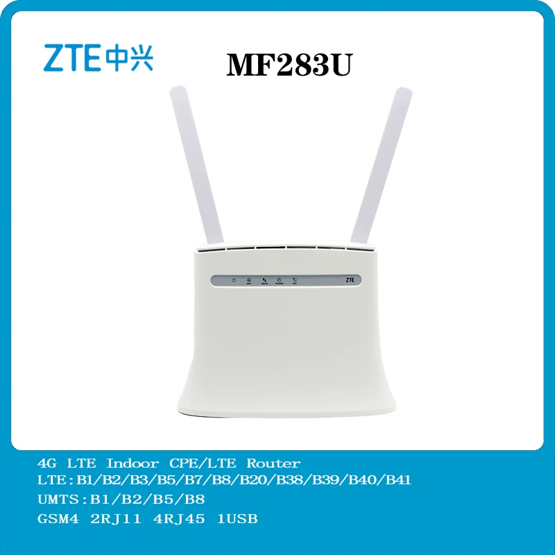ZTE MF283 4g lte беспроводной маршрутизатор разблокированный MF283U CPE с антенной портом