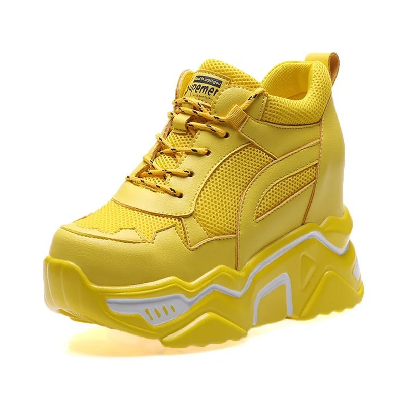 Женские спортивные туфли на платформе прогулочная обувь светильник Кая толстой