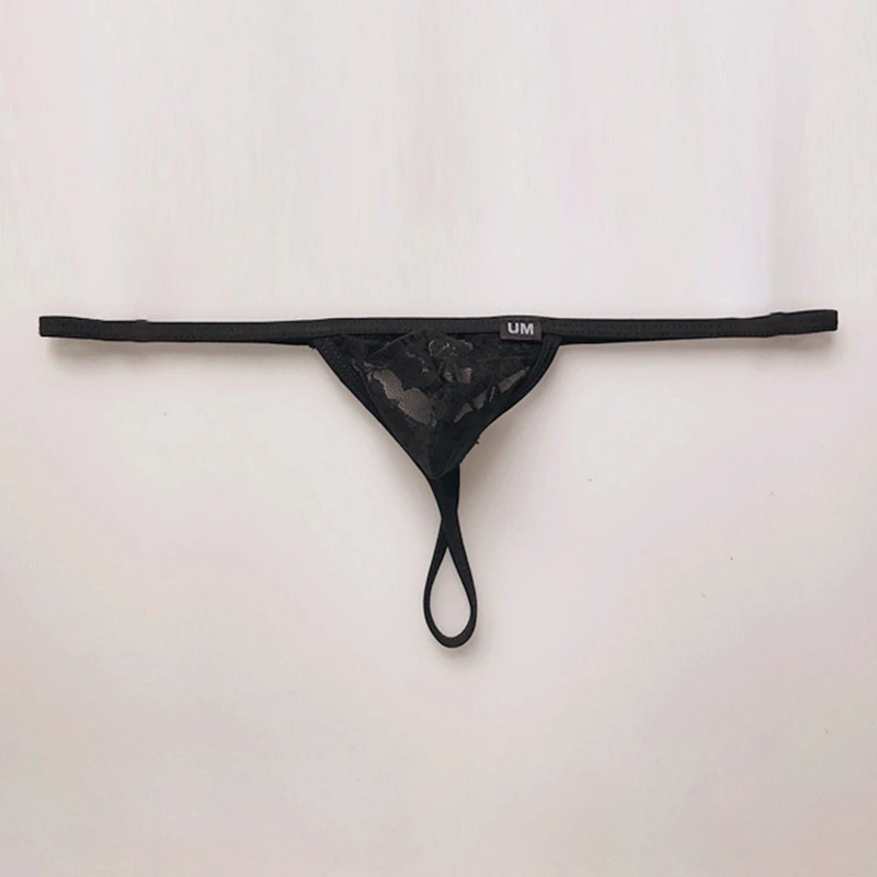 Men's Underwear Briefs Low Waist Underpants Fashion Lingerie Plus Size Lace Tongs |