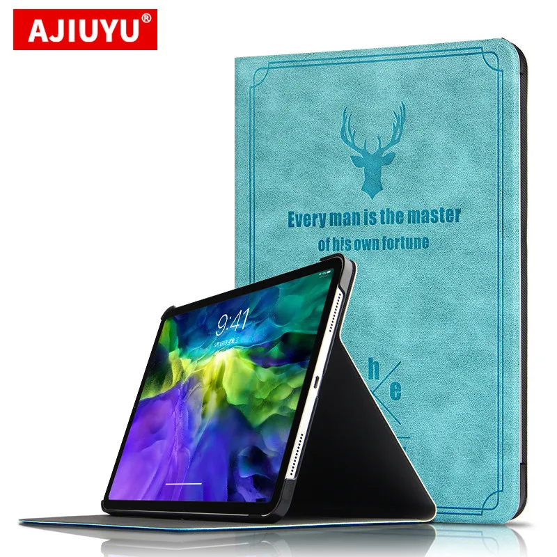 Чехол AJIUYU для iPad Pro 12 9 2020 защитный чехол подставка из искусственной кожи нового