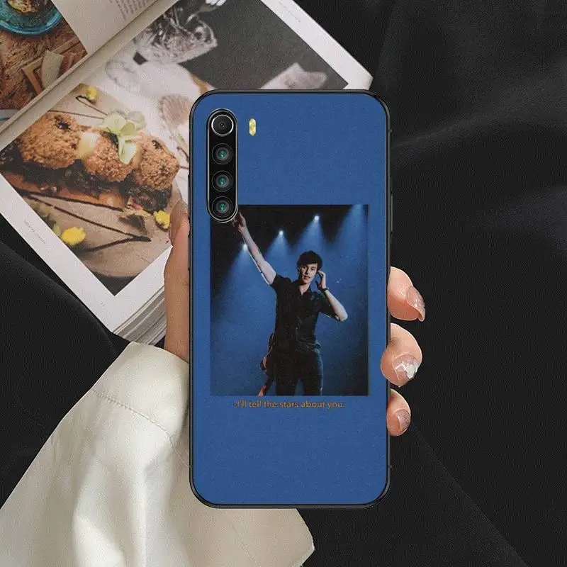 

Pop singer Shawn Mendes Album songs Phone Case For Redmi note 4 9 6a 4x 7 5 8t 9 plus pro Cover Fundas Coque