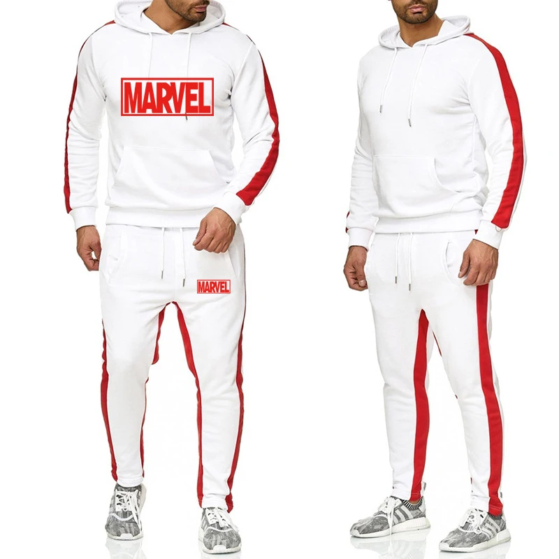 

Winter Tracksuits Men Set Casual Thicken Fleece Warm Hooded Jacket Pants Spring Sweatshirt Sportswear Coats Hoodie Track Suits