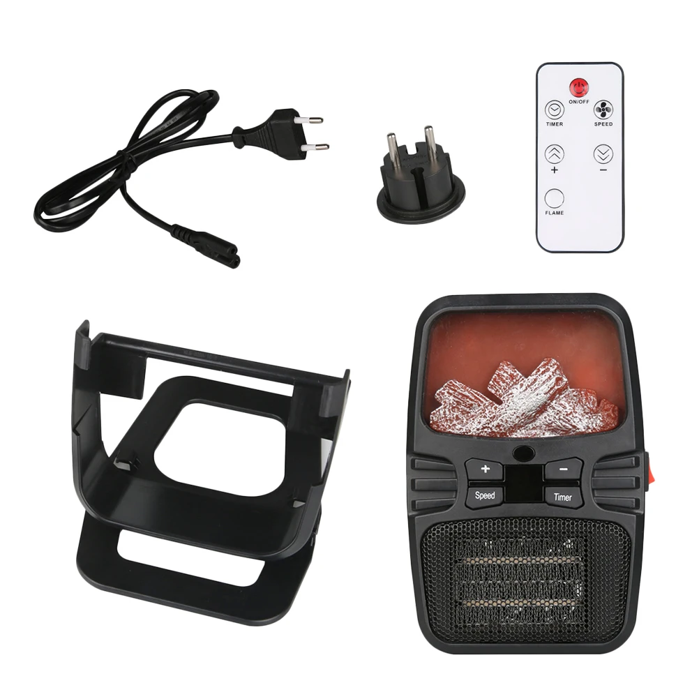 Мини Портативный Настольный вентилятор обогреватель имитация пожарной плиты