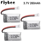 Аккумулятор 3,7 в для дрона H48, H8 Mini, H8, H22, 3,7 в, 260 мА  ч, литий-полимерный аккумулятор 751432