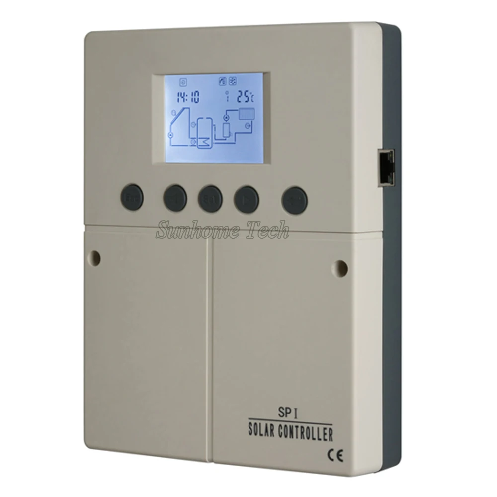 SPI SWH Soalr Hot Water Heater Tank Controller with 6 Operating Systems Solar Collector Heating | Обустройство дома