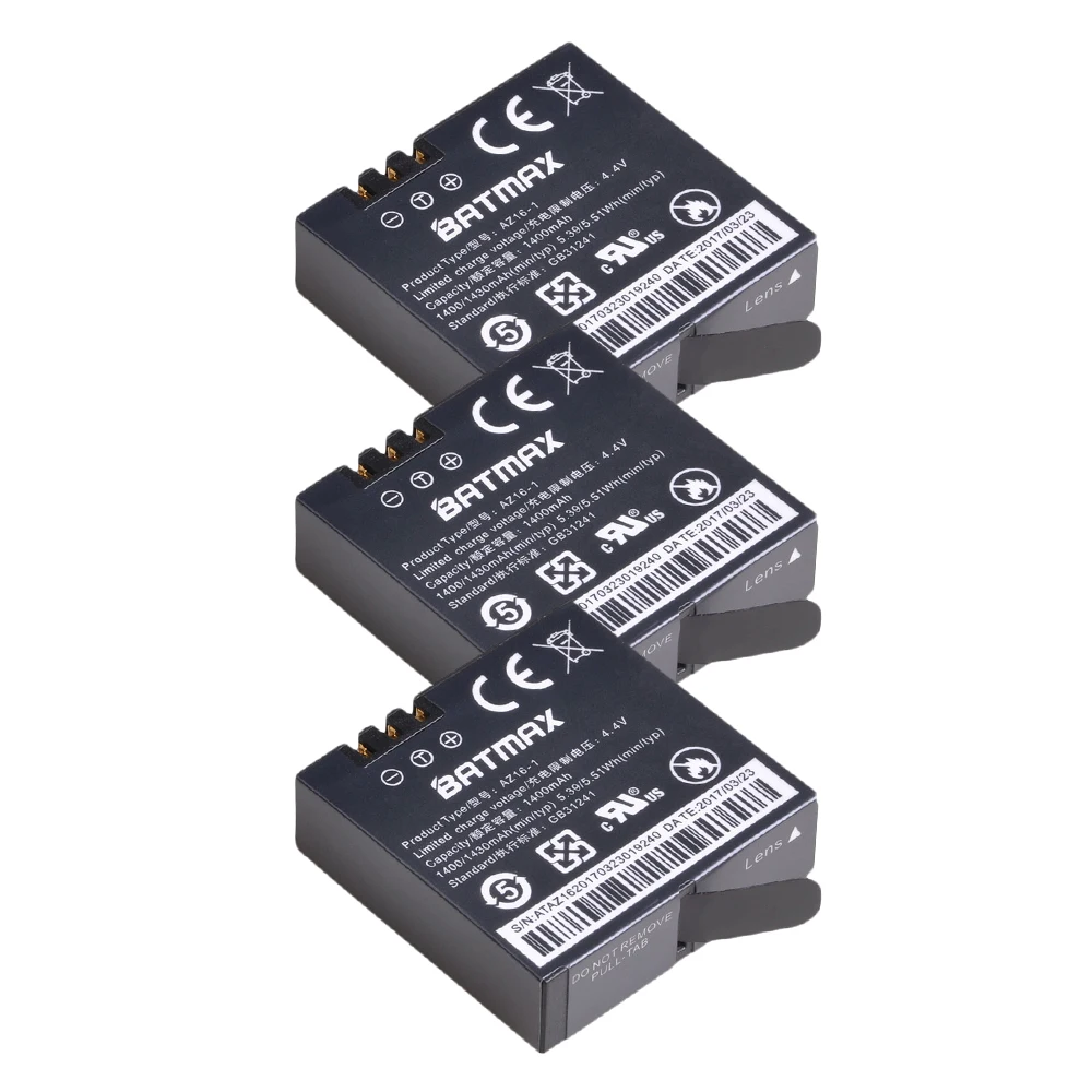 Для 3 шт 3,85 v YI LITE Xiaomi Yi 4K II 1400mAh батарея+ lcd двойное USB зарядное устройство для XiaoYi 4K 2 Аксессуары для экшн-камеры