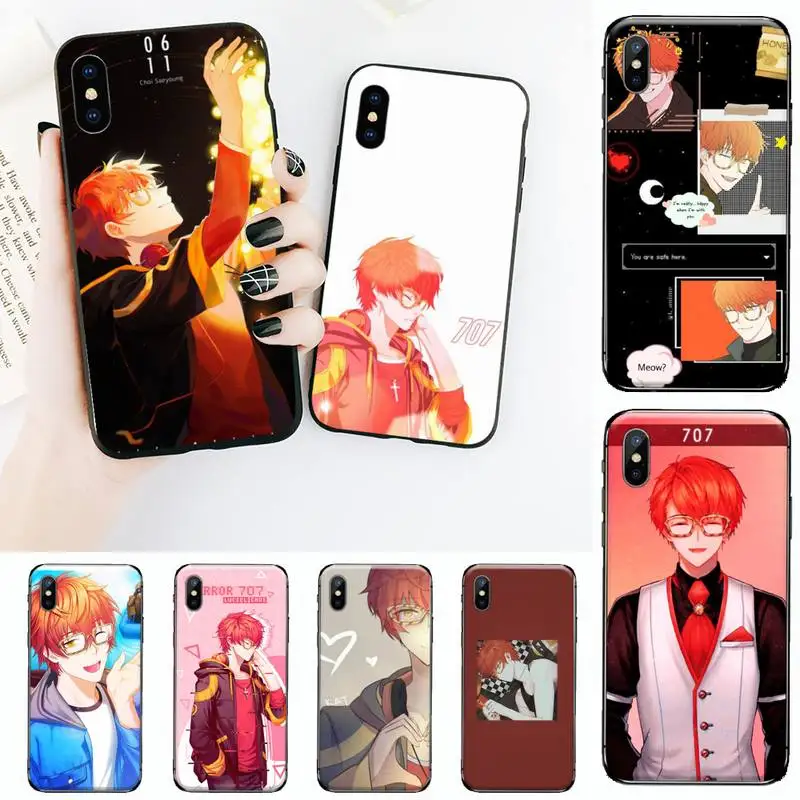 

707 Mystic Messenger Phone Case for iPhone 11 12 mini pro XS MAX 8 7 6 6S Plus X 5S SE 2020 XR