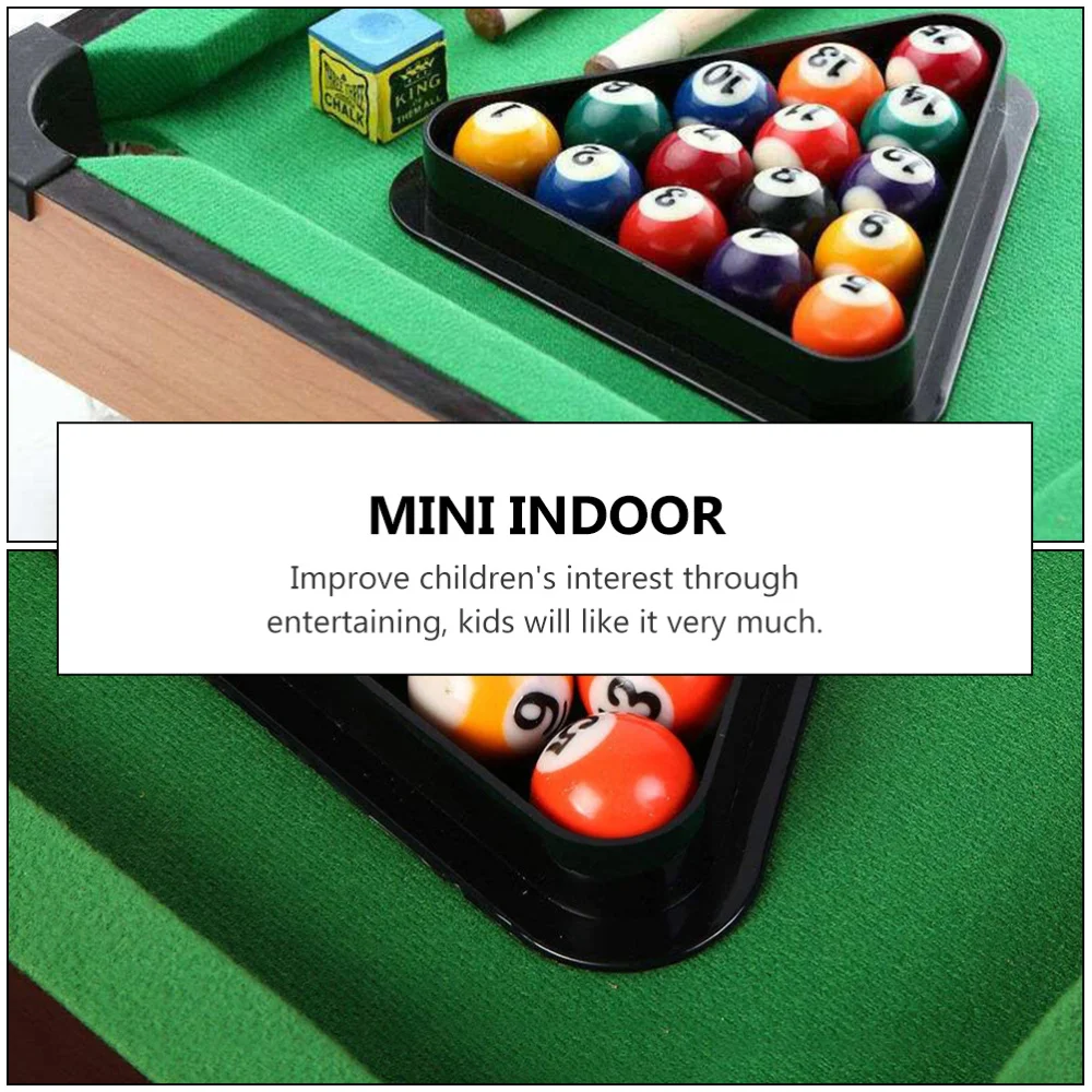 

1 Set Funny Kid Desk Billiard Game Household Billiard Table Game Plaything