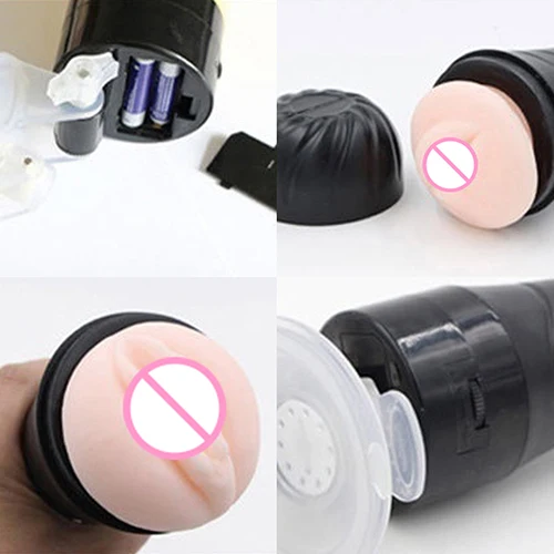 Электрический вибрирующий мастурбатор для мужчин искусственная вагина